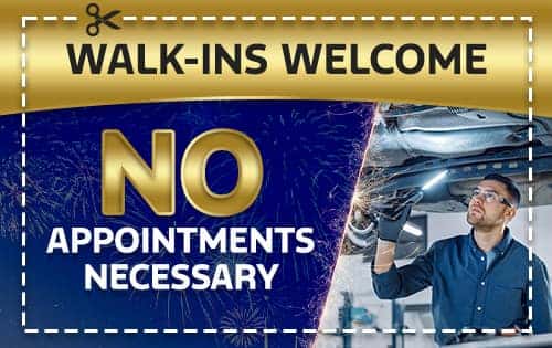 Walk-Ins Welcome
