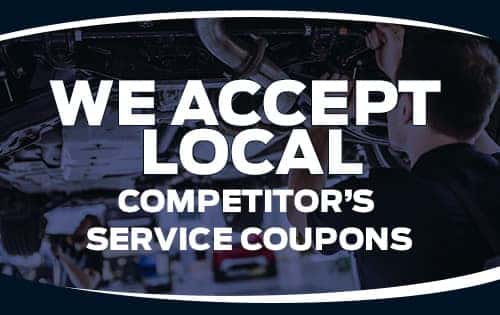 We Accept Local Competitors' Coupons