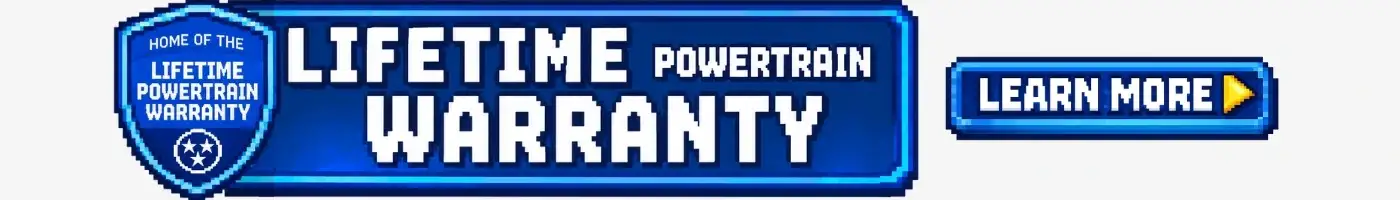 Lifetime Powertrain Warranty on over 100+ vehicles, new and used!