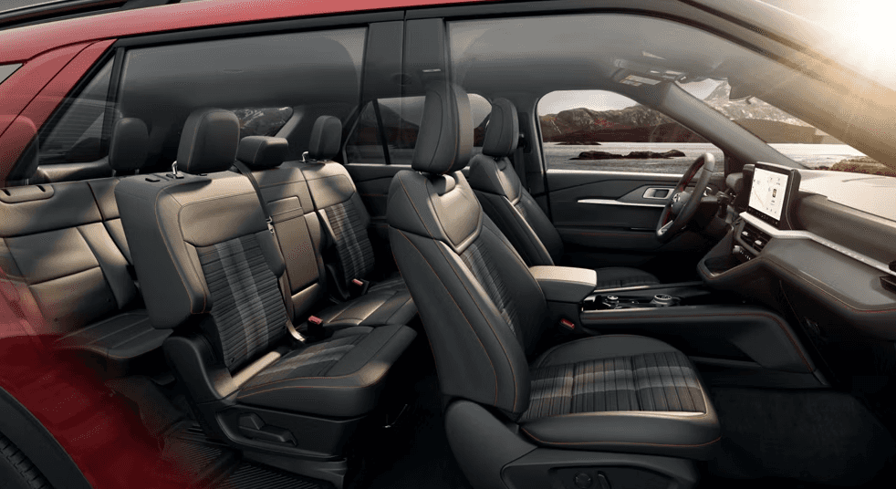 2026 Ford Explorer interior.