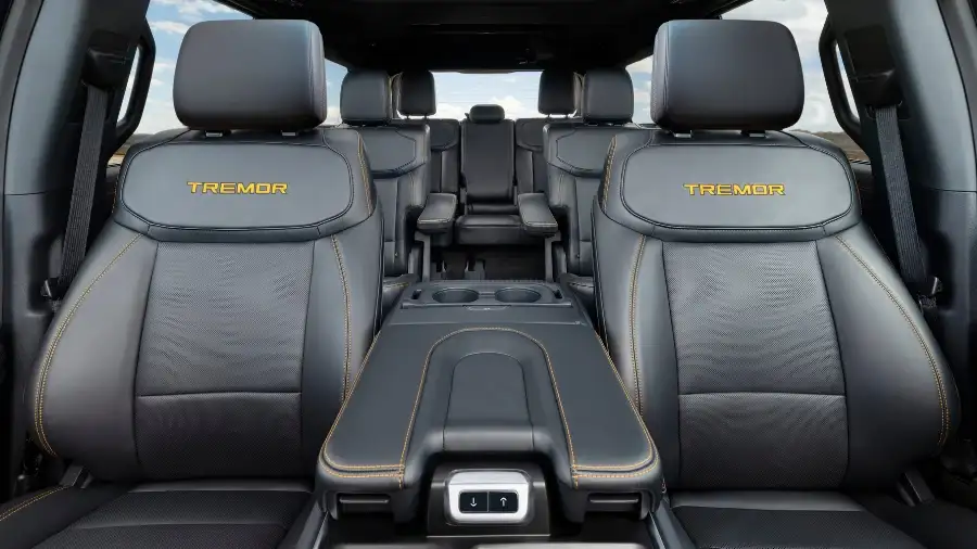 Ford vehicle with heated seats