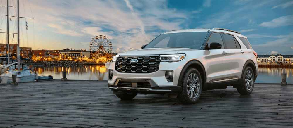 2026 Ford Explorer parked at waterfront