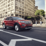 2024 Ford Explorer on the road
