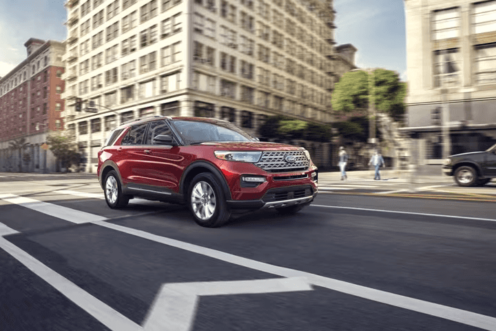 2024 Ford Explorer on the road