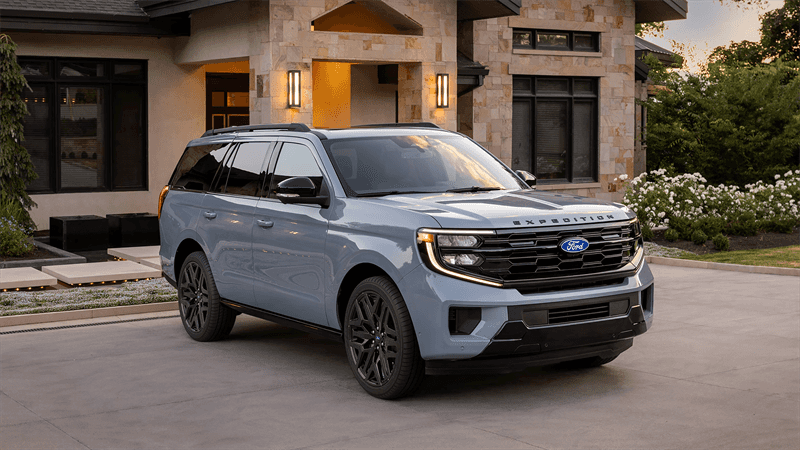 2027 Ford Expedition parked outside of home
