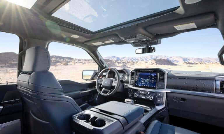 2023 Ford F-150 Interior Front Seats And Dashboard