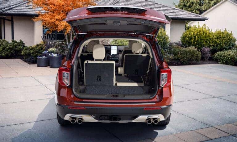2024 Ford Explorer interior cargo space
