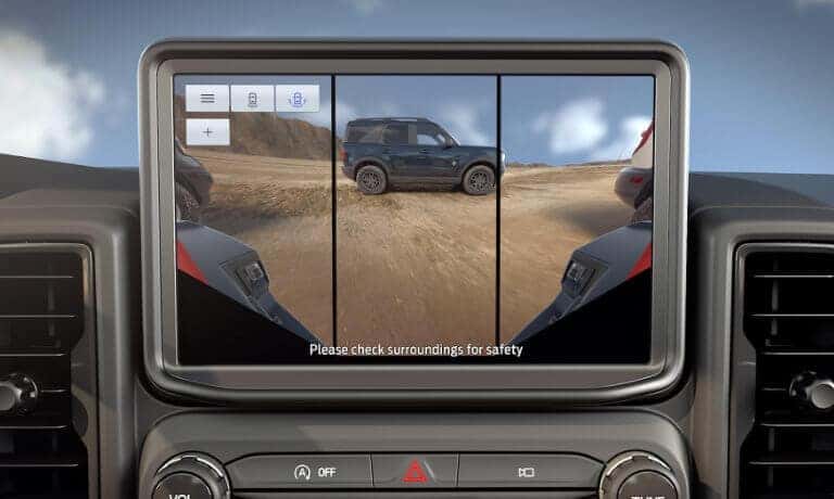 2024 Ford Bronco Sport interior rear camera display