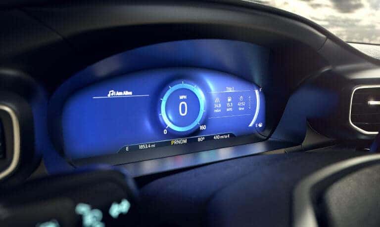 2023 Ford Explorer interior dashboard display