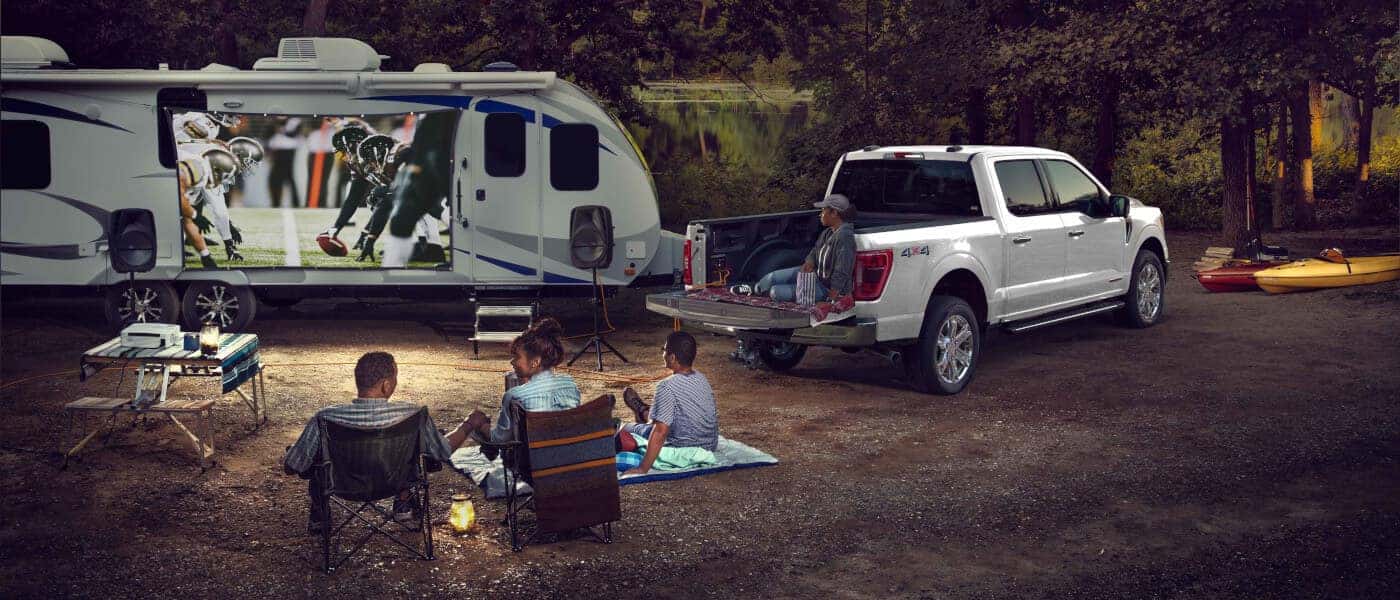 2024 Ford F-150 exterior campsite