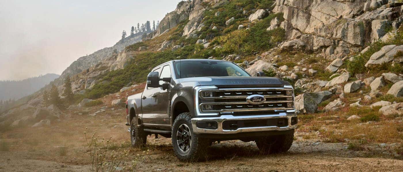 2024 Ford Super Duty F-250 exterior parked in mountains