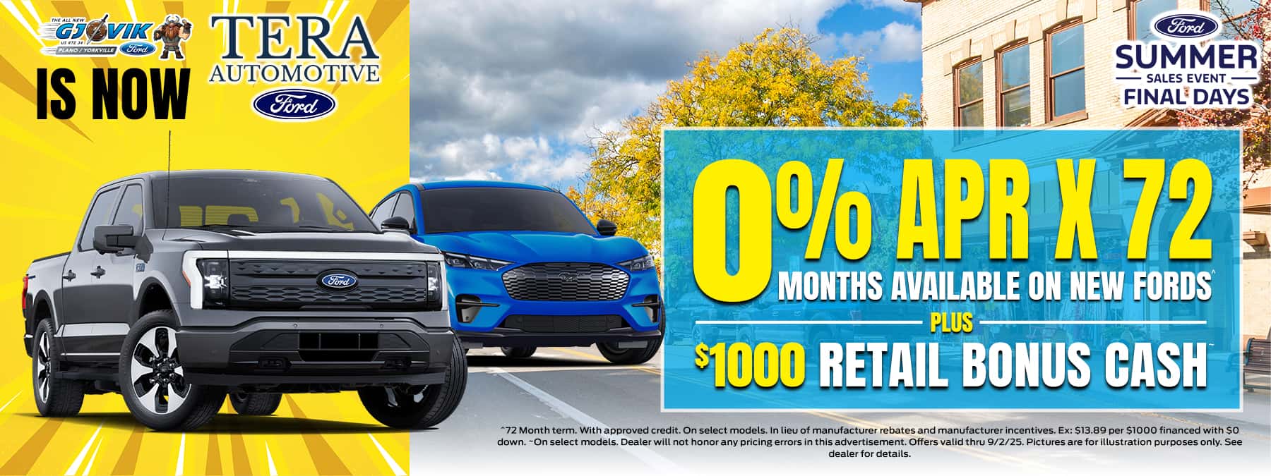 August 2025 &#8211; 0% APR X 72