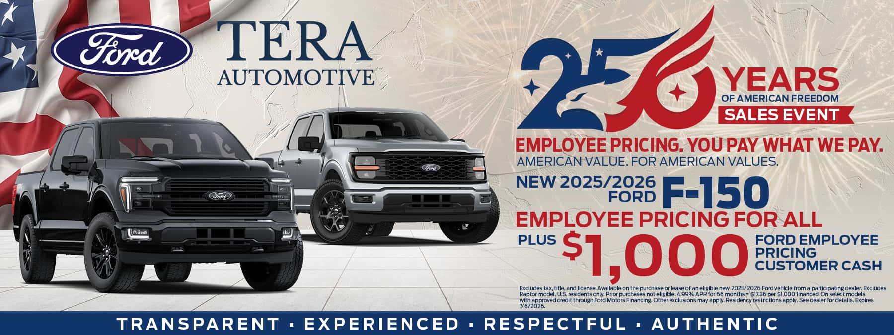 2025/2026 Ford F-150 Offer | TERA Ford