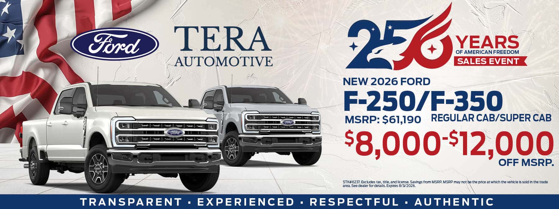 2026 Ford F-250 & F-350 Offer | TERA Ford