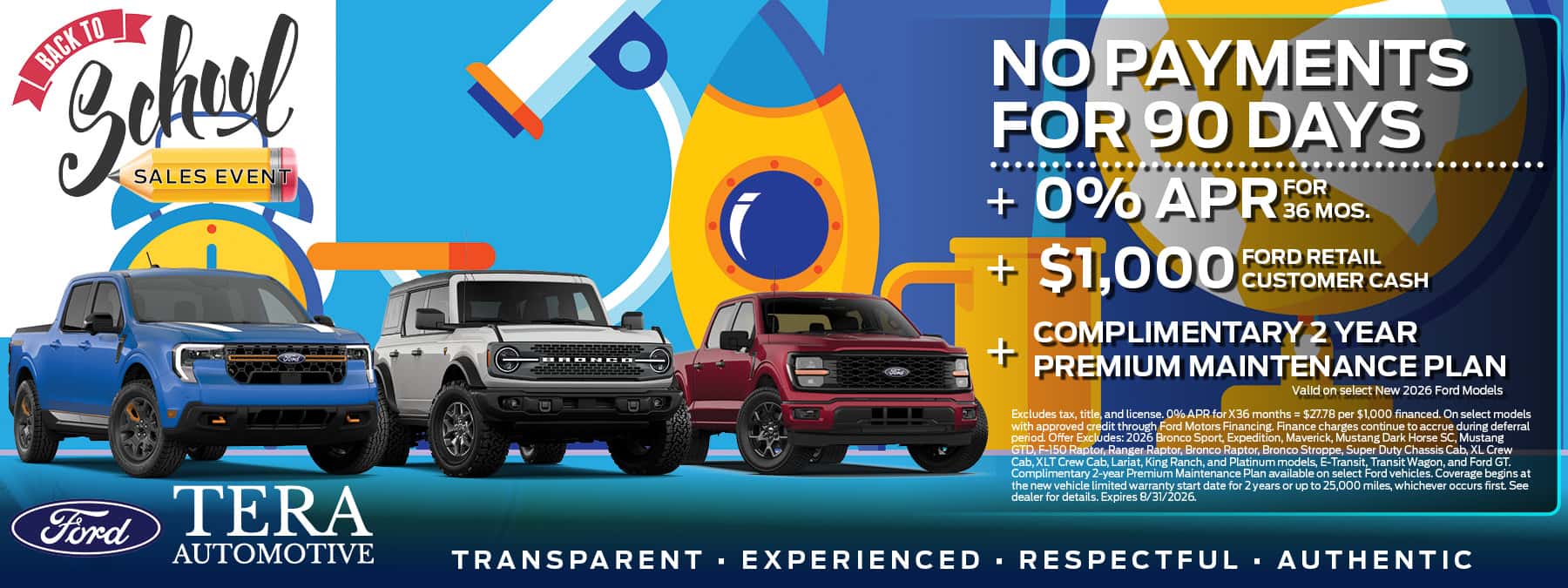 No Payments for 90 Days Offer | TERA Ford