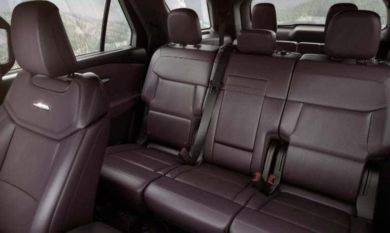 2026 Ford Explorer interior back seats