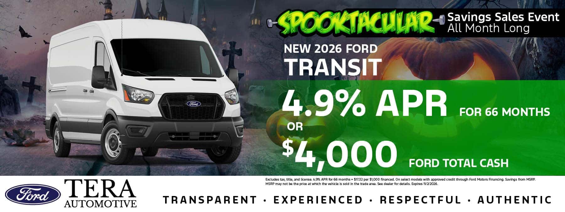 2026 Ford Transit Offer