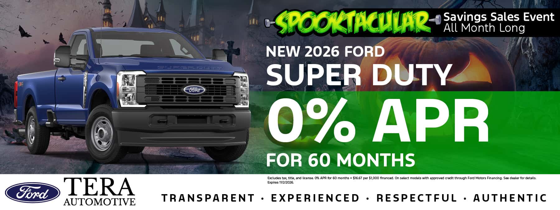 2026 Ford Super Duty Offer