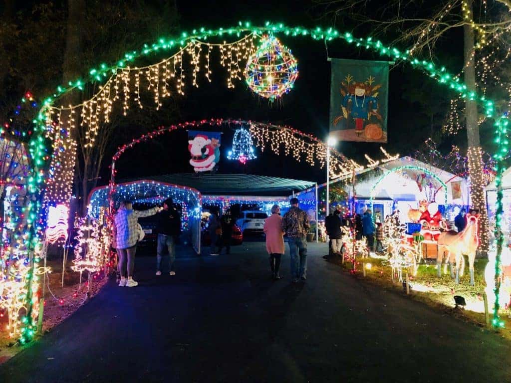 Gullo Holiday Lights Display in Magnolia Gullo Ford