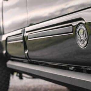 2021 Ford F-350 Black Ops Side Logo
