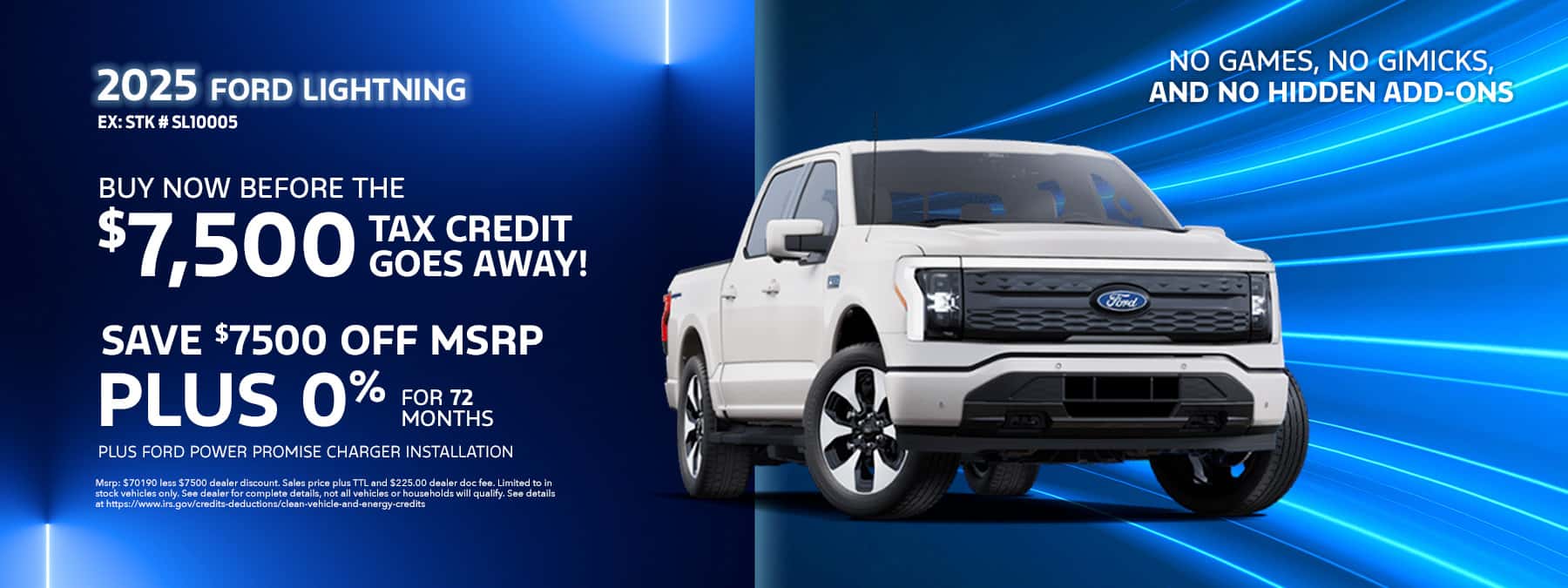 Tax Rebates Ending Soon Ford Lightning