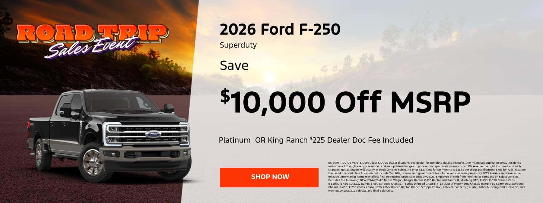 June F250 Offer