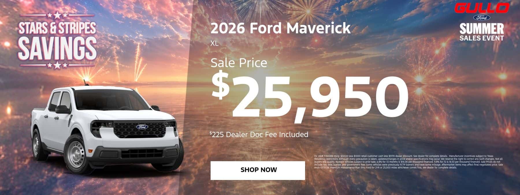 July Maverick Offer