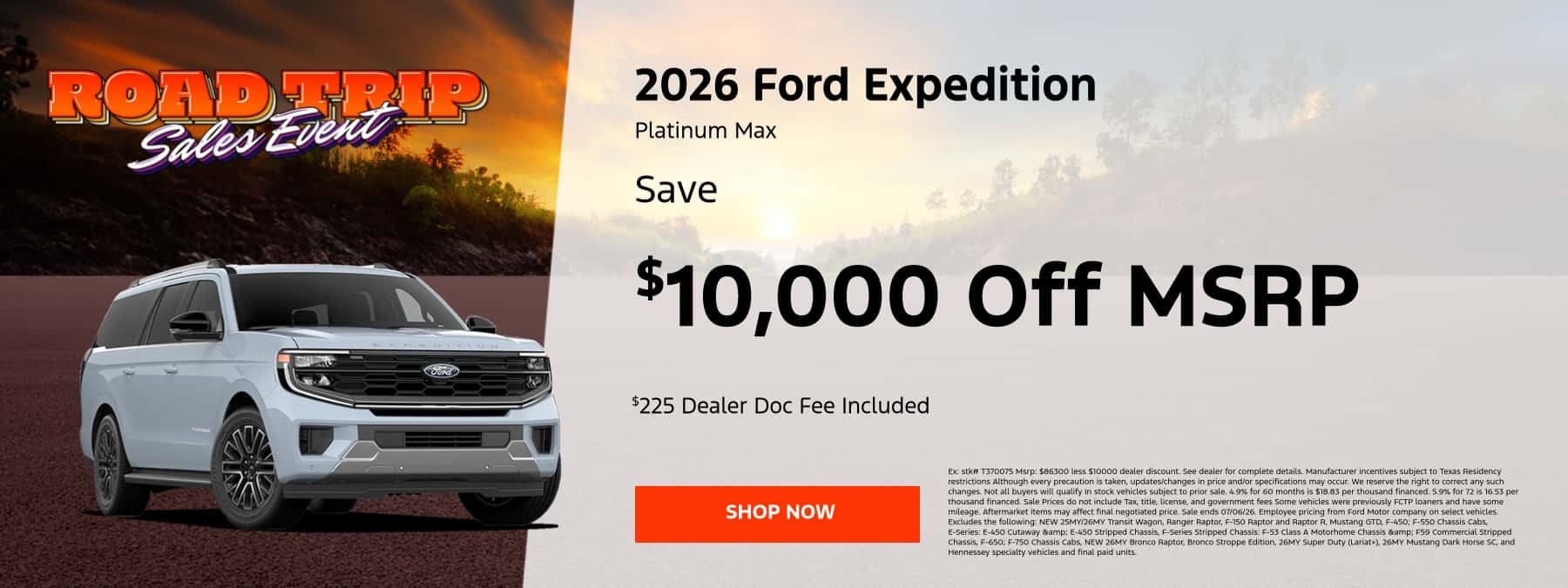 June Expedition Offer
