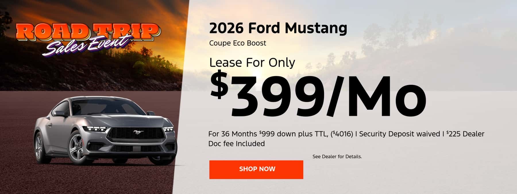 June Mustang Lease Offer