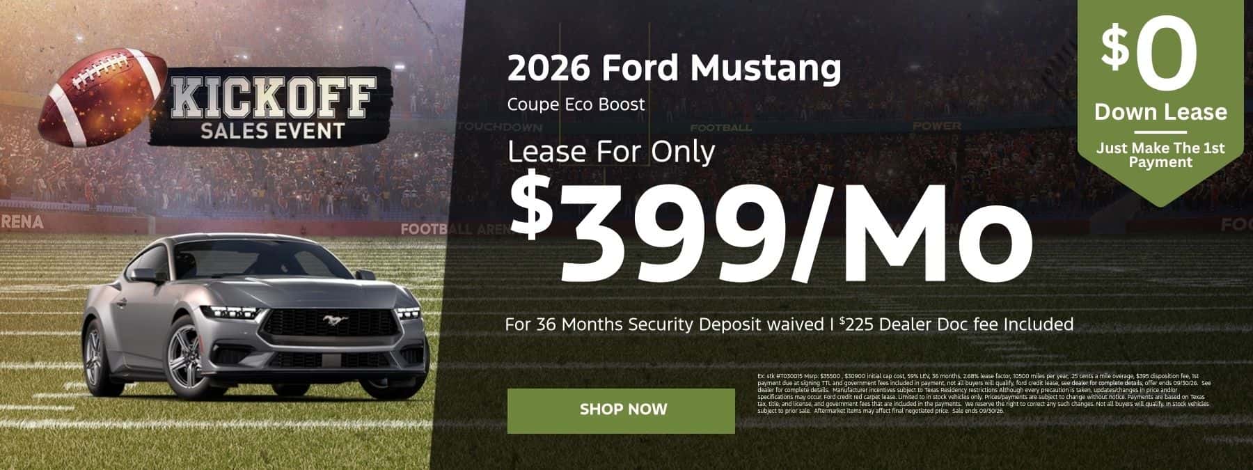 Mustang Offer
