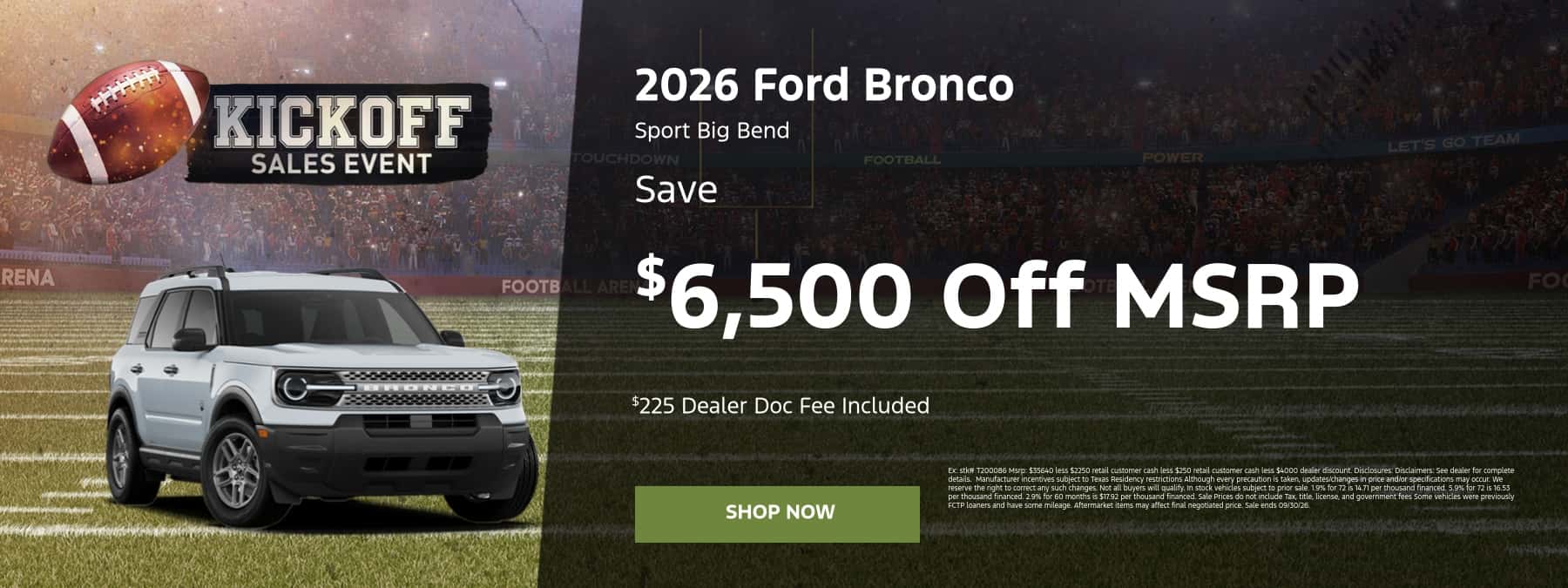 September Bronco Sport