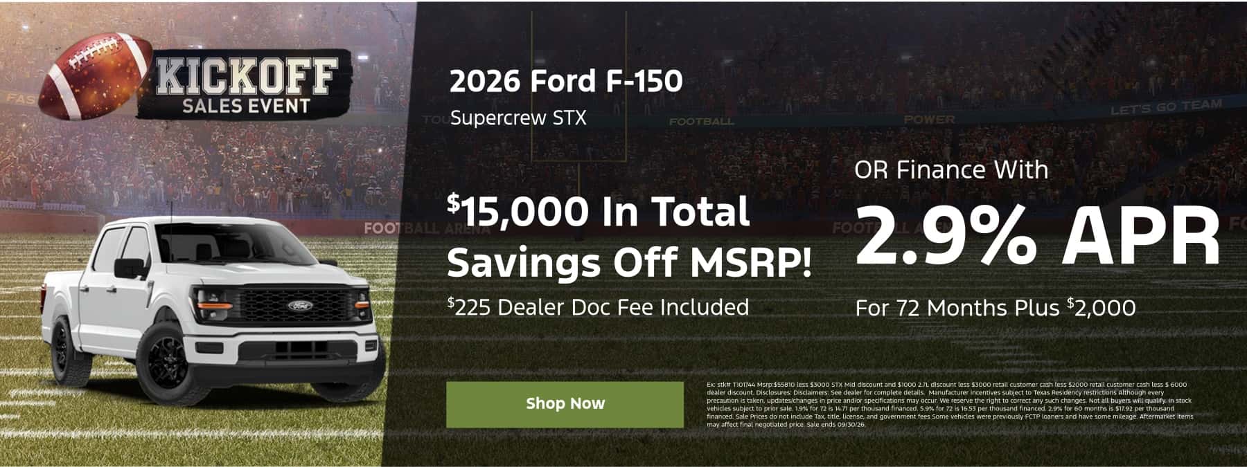 September F-150 Offer