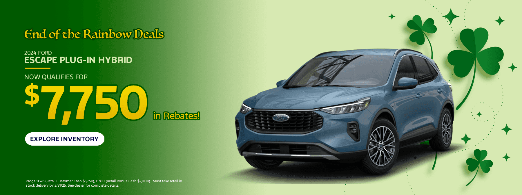 2024 Escape Plug-In Hybrid Now Qualifies for $7,750 in Rebates!