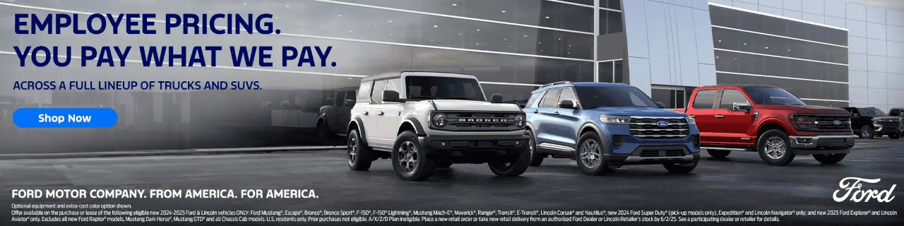 Ford Pricing Banner