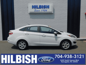 white ford focus being highlighted