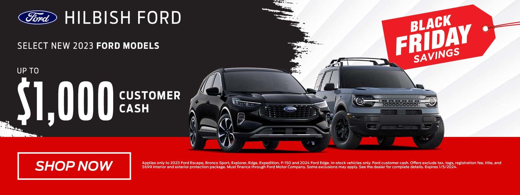 Ford Dealer Near Charlotte, NC Hilbish Ford View Specials