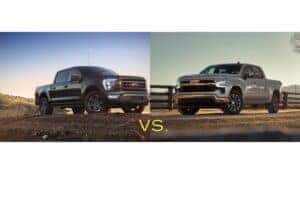 picture of ford f150 vs chevy silverado