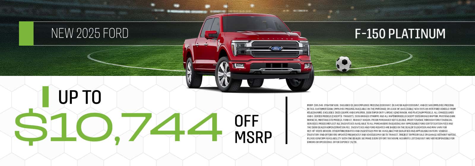 New 2025 Ford F-150 Platinum
