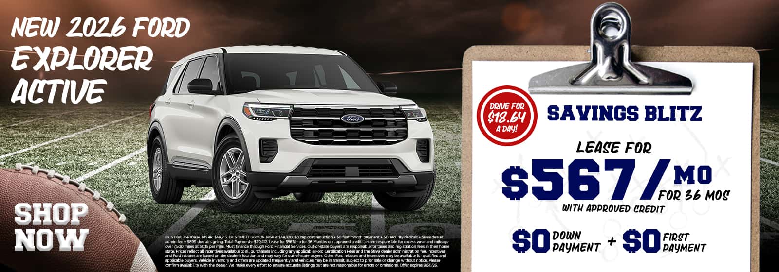 New 2026 Ford Explorer Active