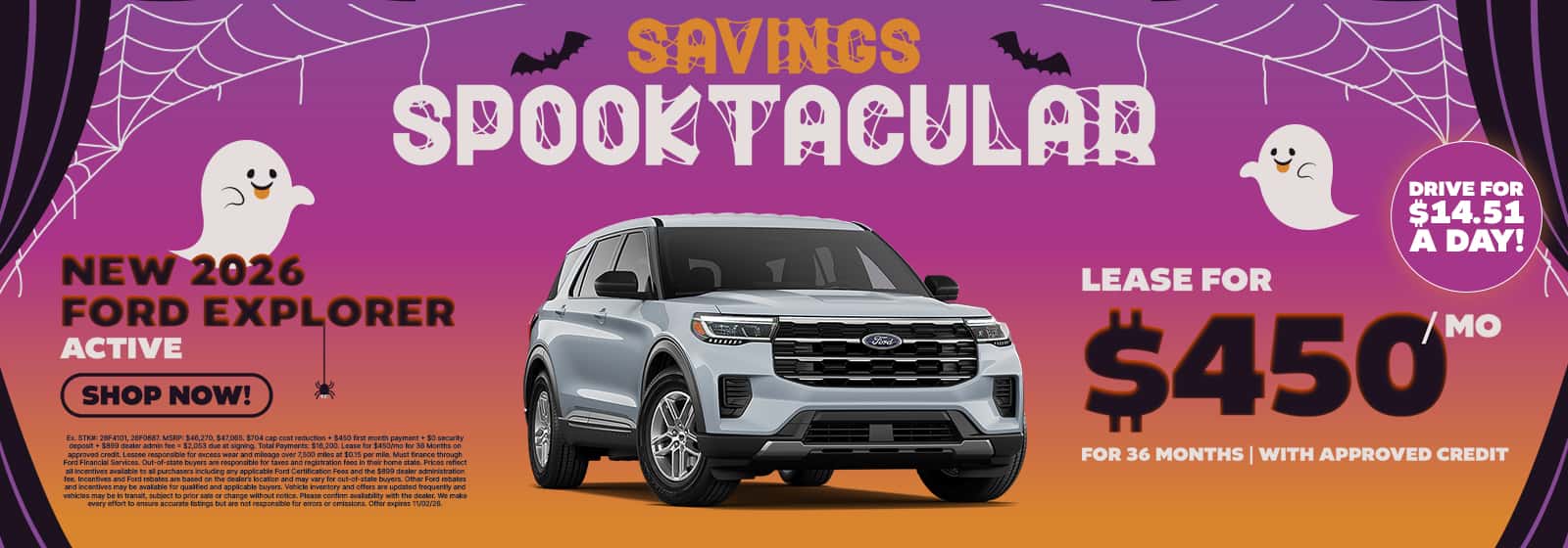 Lease for $450/mo for 36 Months With Approved Credit