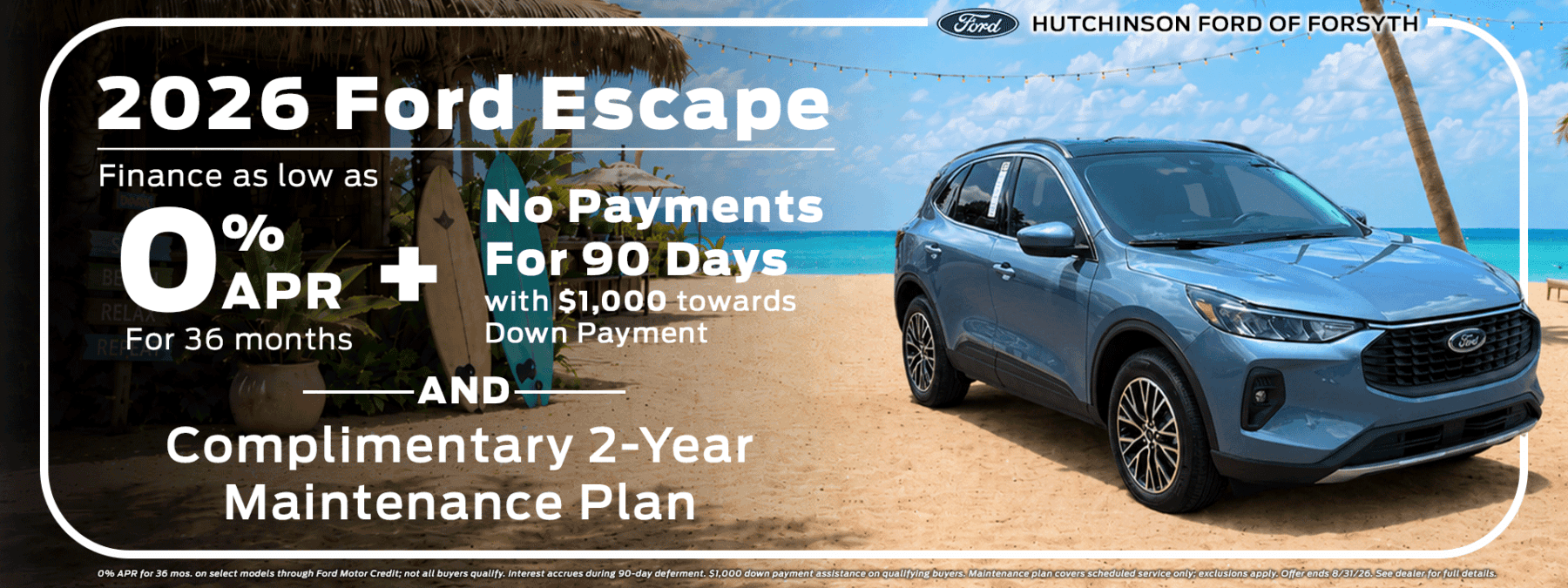 2026 Escape Offer
