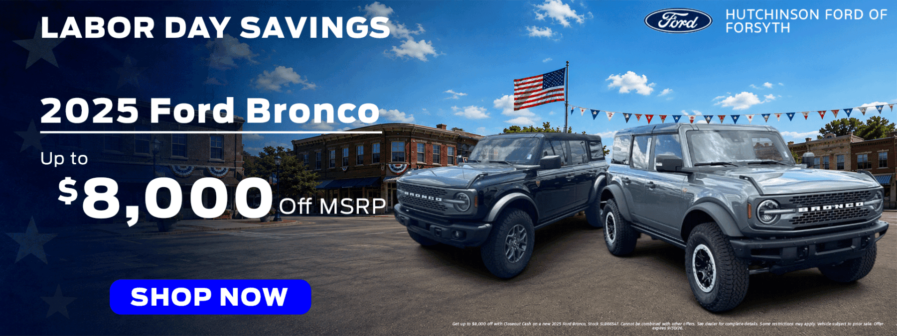 Save Thousands on a 2025 Ford Bronco