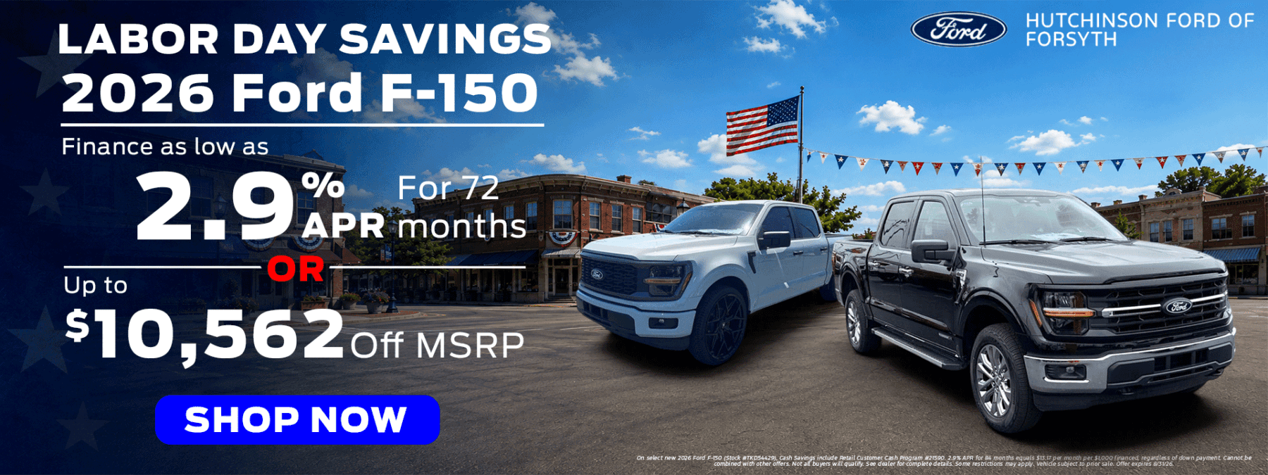 2026 F-150 As low as 2.9% APR
