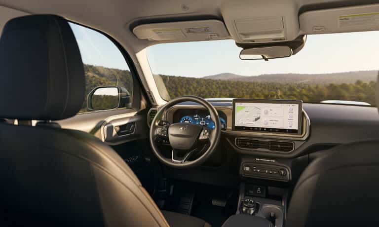 2026 Ford Bronco Sport dashboard and front seats