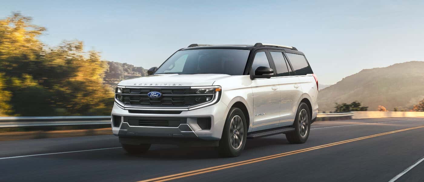 2026 Ford Expedition driving on a highway