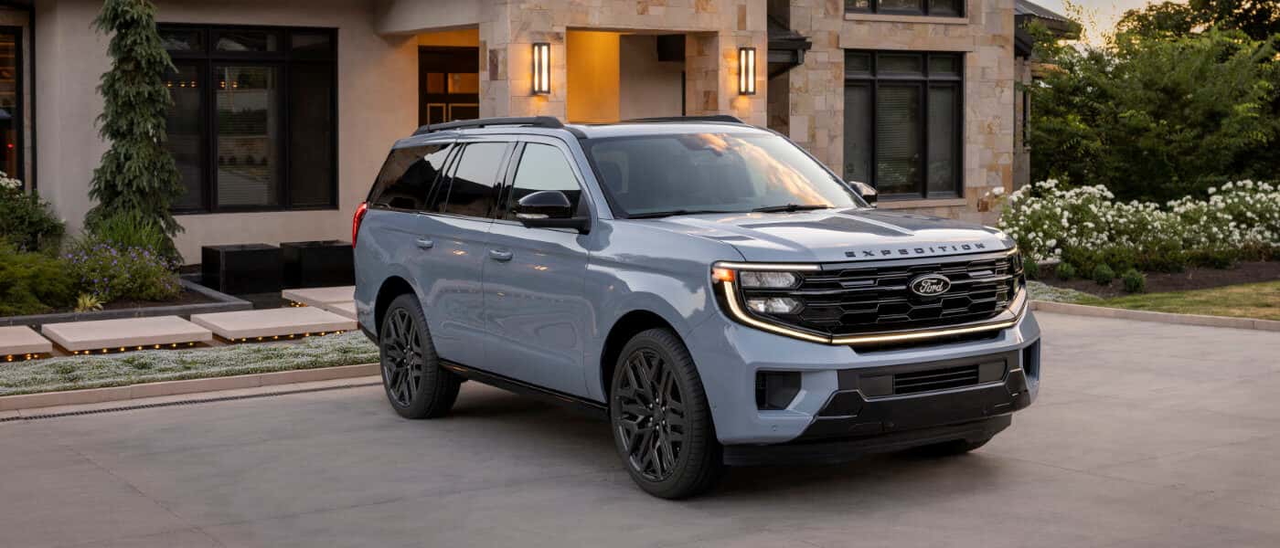 2026 Ford Expedition parked outside a home