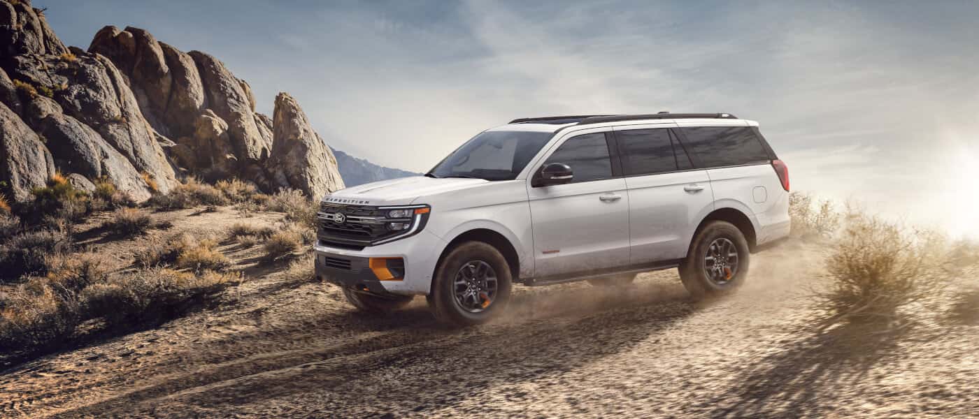 2027 Ford Expedition offroading in desert