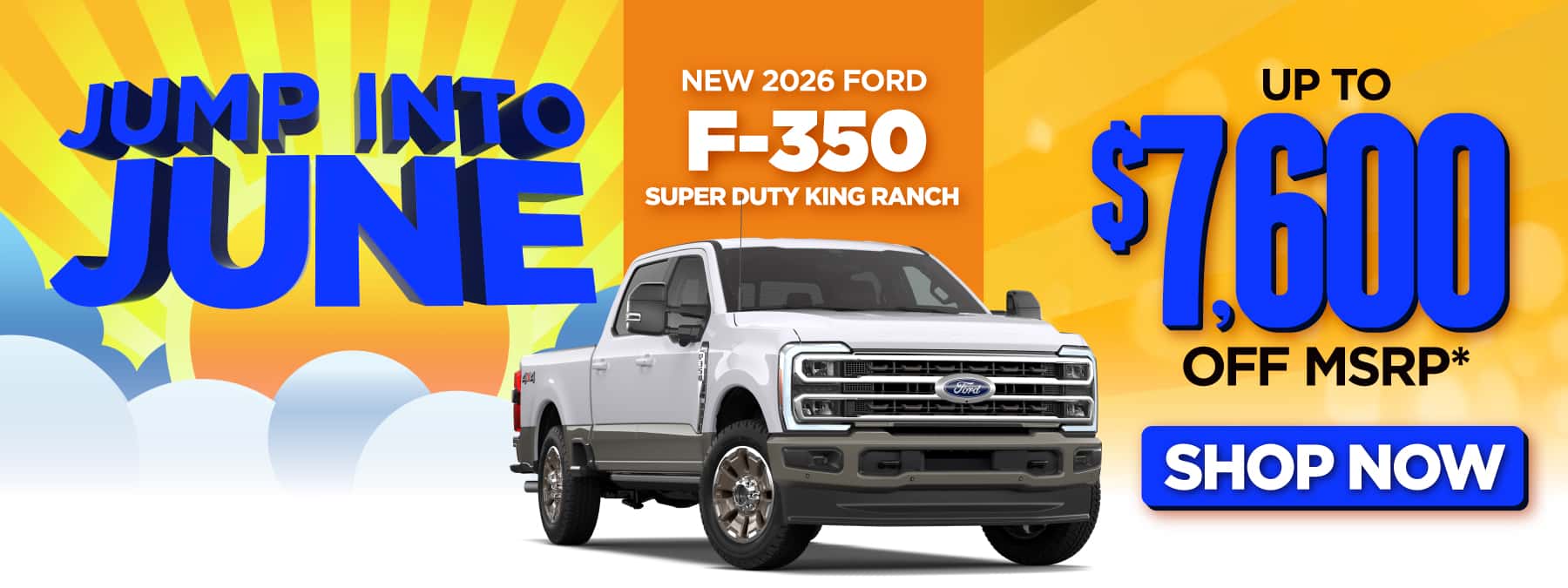 New 2026 Ford Super Duty F-350 King Ranch Up to $7,600 off MSRP*