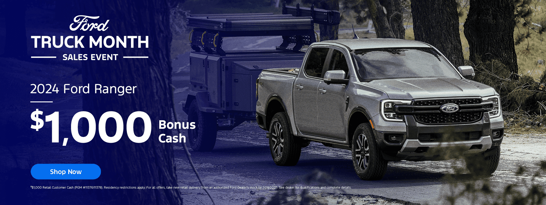 Ford Truck Month 2024 Ranger $1,000 Bonus Cash