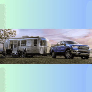 2023 Ford Ranger towing a trailer